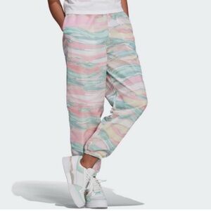 Adidas Originals R.Y.V. track pants pastel marble print size Small